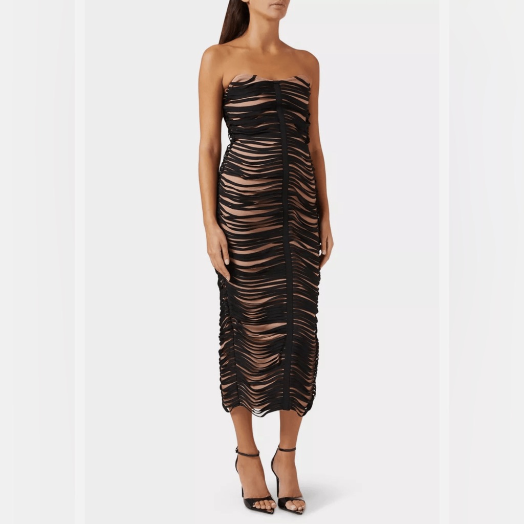 Stella Strapless Midi Dress